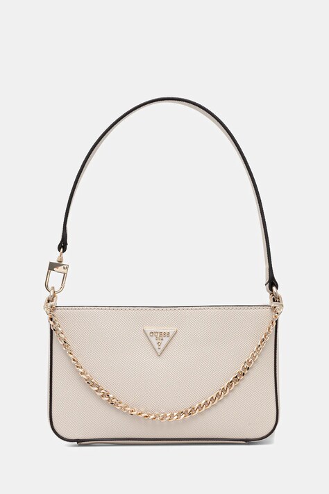 Τσάντα Guess NOELLE χρώμα: μπεζ, HWZG96 72720