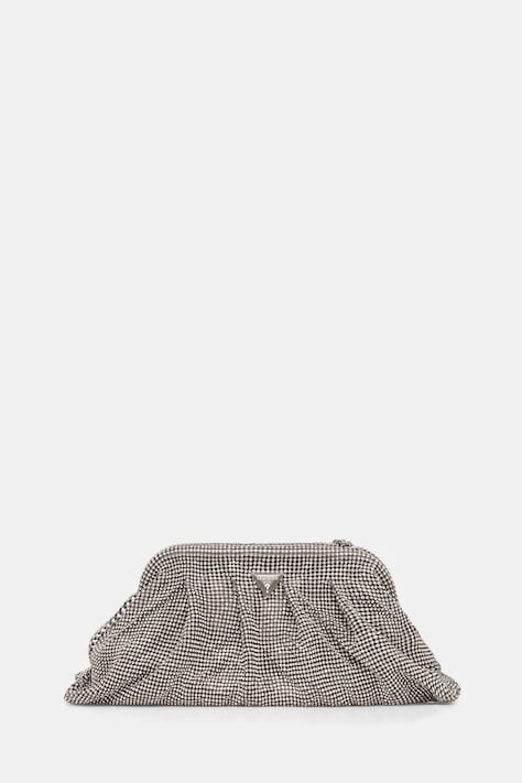 Guess poșetă ZALINA culoarea argintiu, HWRY93 50710