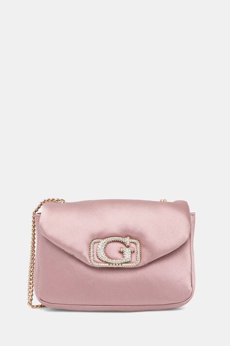 Τσάντα Guess PRUE χρώμα: ροζ, HWEG96 70780