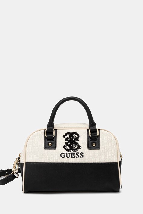 Τσάντα Guess χρώμα: μαύρο, V5YZ06 WHDW0