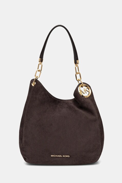 MICHAEL Michael Kors torebka zamszowa LILLIE kolor brązowy 30F3G0LE3S