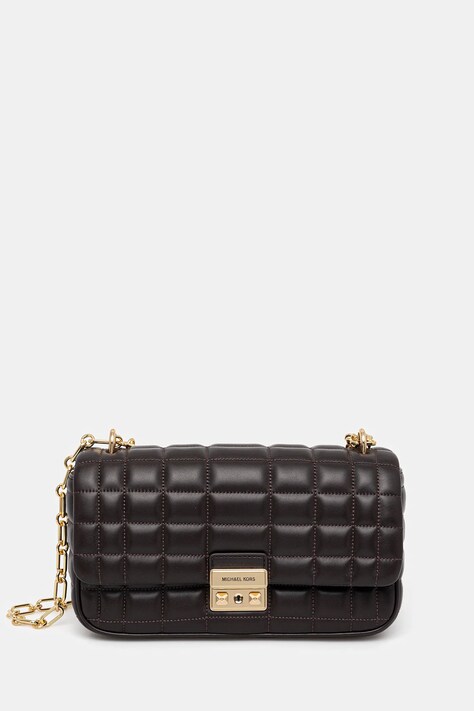 MICHAEL Michael Kors torebka skórzana TRIBECA kolor brązowy 30R4G2RL7L