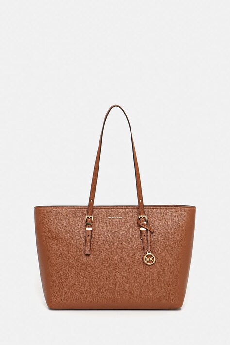MICHAEL Michael Kors geantă de piele QUINN culoarea maro, 30T5GQNT9L