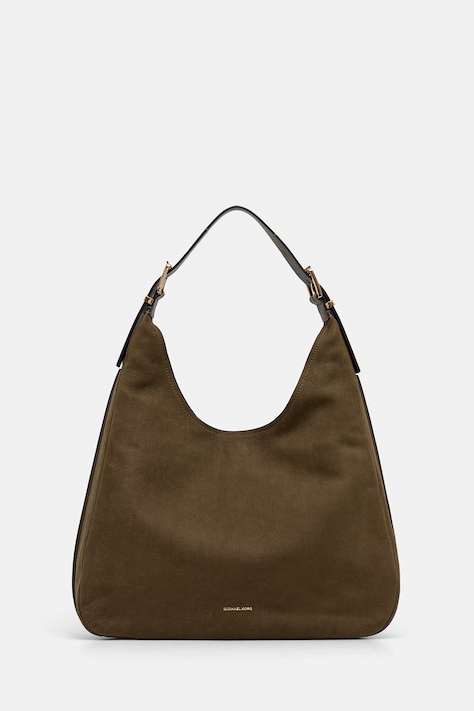 MICHAEL Michael Kors Torebka hobo damska skórzana NOLITA zielona 30F4GY5H3T