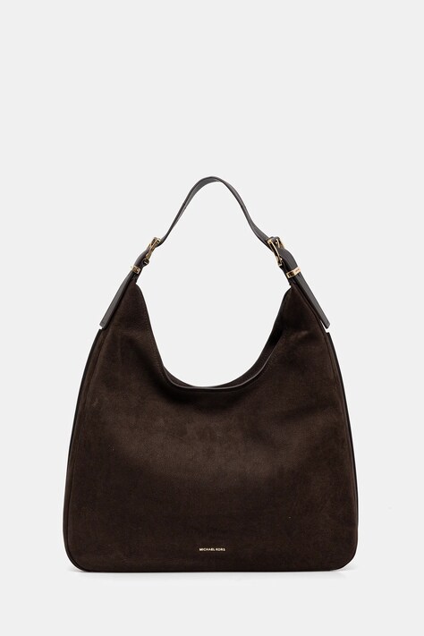 MICHAEL Michael Kors torebka skórzana NOLITA kolor brązowy 30F4GY5H3T