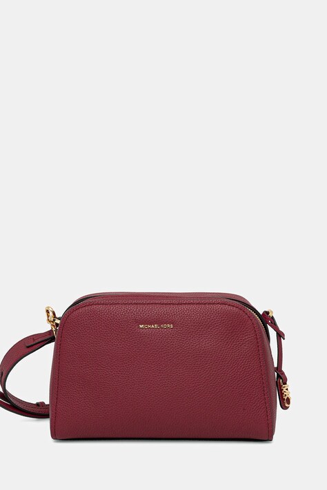 MICHAEL Michael Kors torebka skórzana ASHTON kolor bordowy 32S5G9QC5L