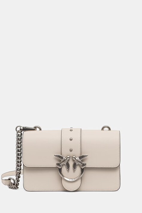 Pinko torebka crossbody damska skórzana biała 105856 A0F1
