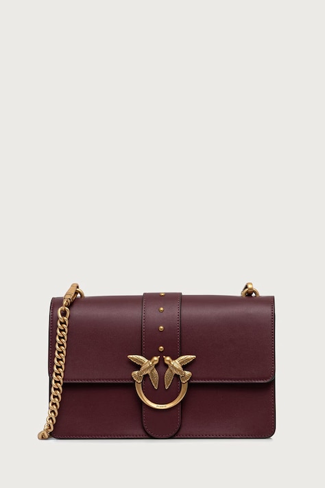 Pinko borsa a tracollo da donna in pelle granata 105857 A0F1