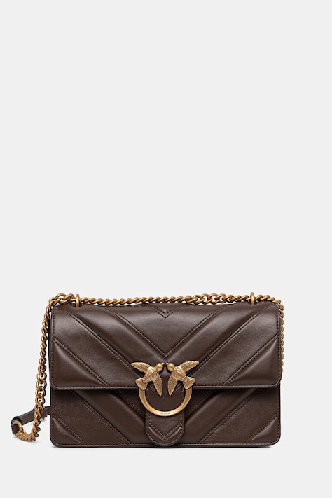 Pinko geantă de piele culoarea maro, 104549 A2OS