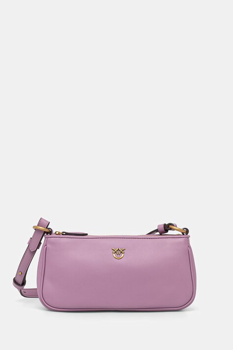 Pinko torebka crossbody damska skórzana Horizontal fioletowa 105069 A0QO