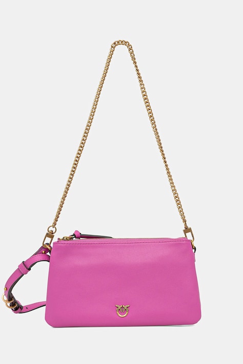Кожаная сумочка Pinko цвет розовый 105359 A0QO