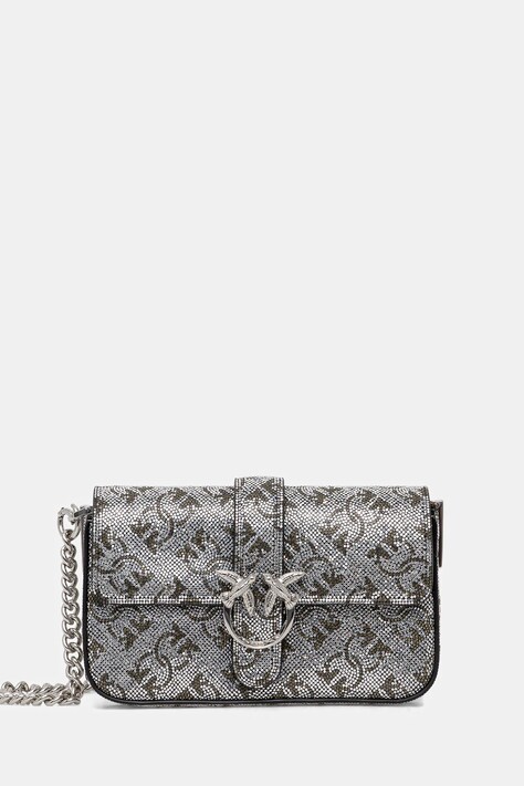 Pinko torebka kolor srebrny 105353 A20D