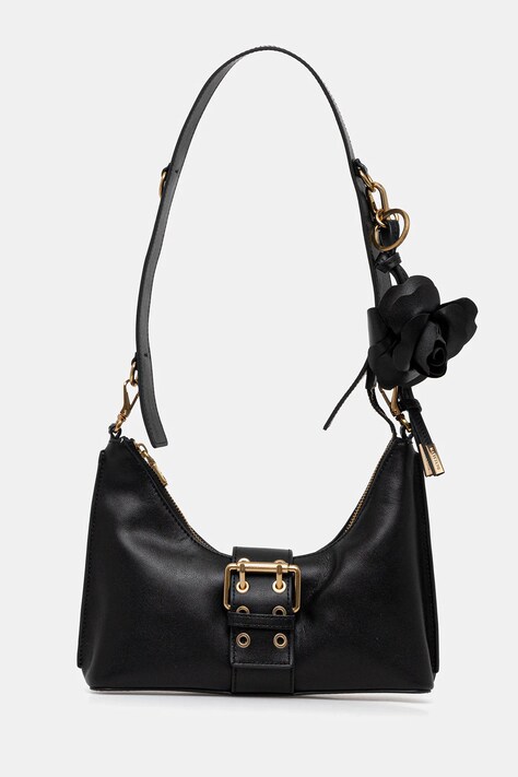 Marciano Guess torebka skórzana kolor czarny 5YGZ04 7286A