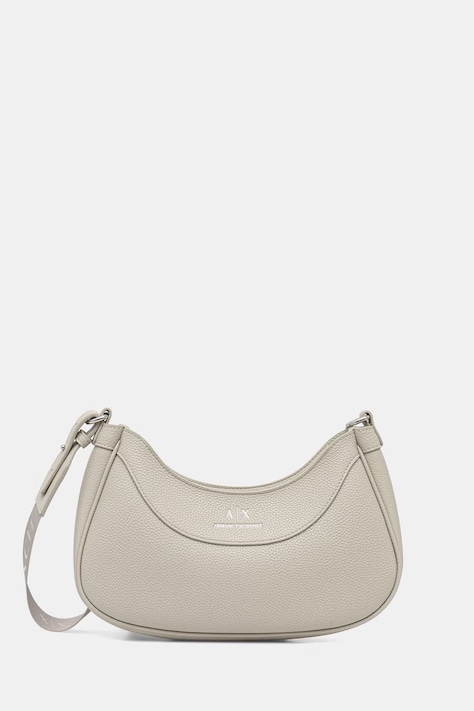 Armani Exchange Crossbody torba za žene od imitacije kože bež 942883 CC783