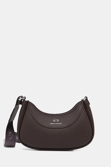 Armani Exchange crossbody kabelka dámská z imitace kůže hnědá 942883 CC783
