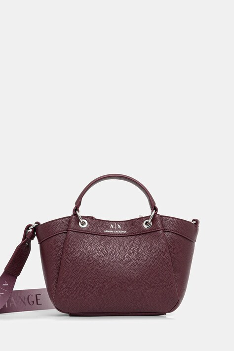 Armani Exchange torebka kolor bordowy 942927 CC783