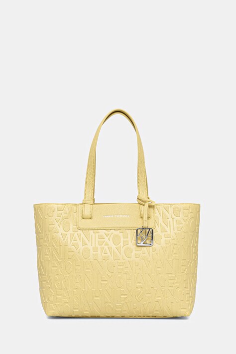 Armani Exchange kabelka typu shopper dámska z imitácie kože žltá XW001481 AF15774