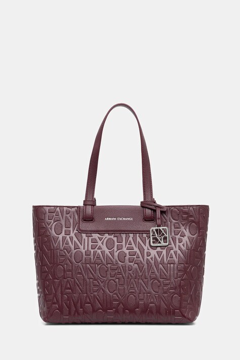 Armani Exchange torebka kolor bordowy XW001481 AF15774