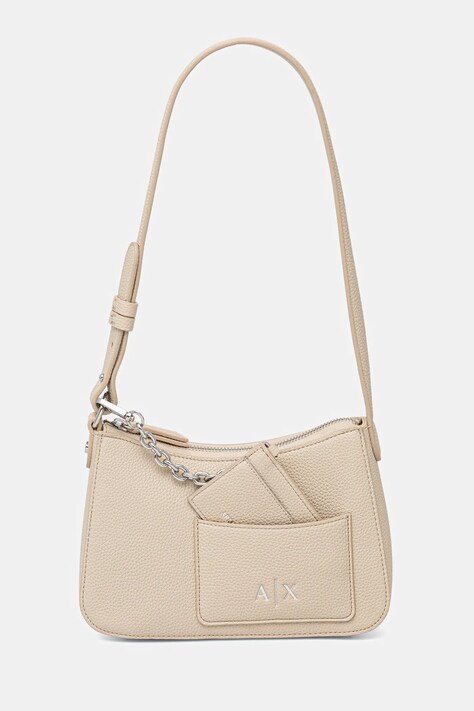 Armani Exchange poșetă culoarea bej, XW001571 AF15625