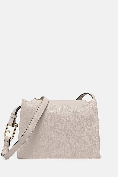 Furla torebka skórzana kolor beżowy WB01275.HSF000.VAN00