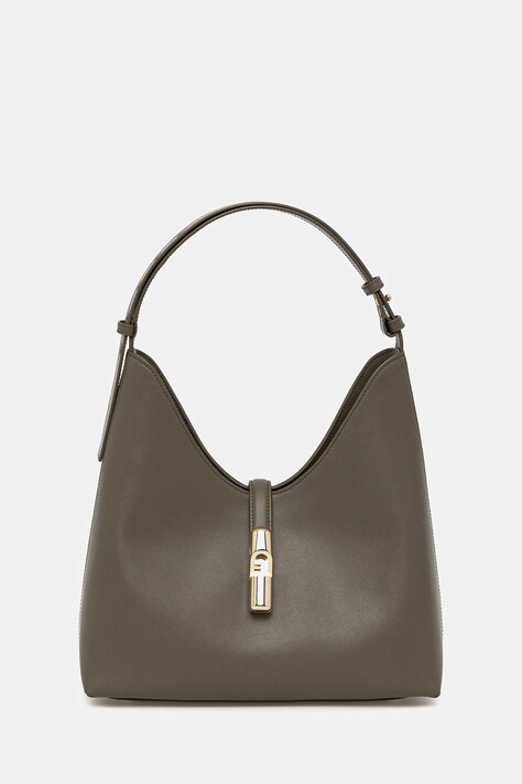 Kožená kabelka Furla zelená barva, WB01499.BX3104.2810S
