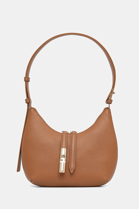 Furla borsa a mano in pelle colore marrone WB01500.BX3353.RY000