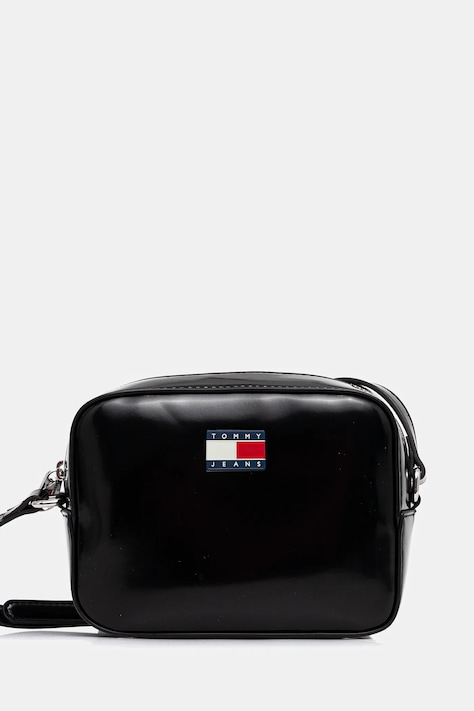 Kabelka Tommy Jeans čierna farba, AW0AW17864