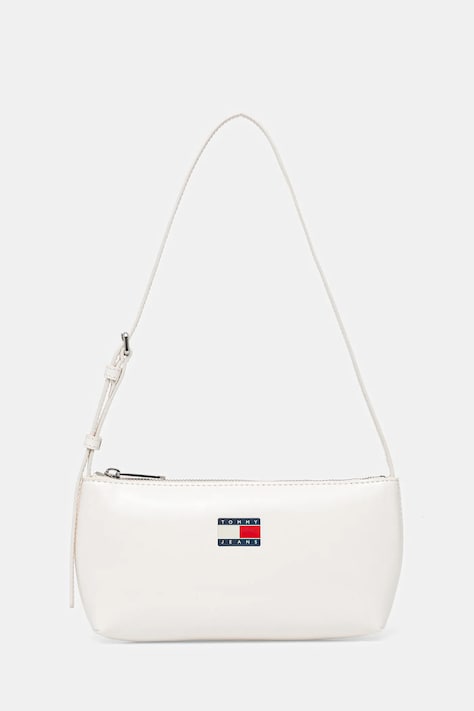 Tommy Jeans geantă culoarea alb, AW0AW17866