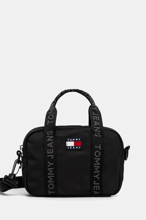 Kabelka Tommy Jeans čierna farba, AW0AW17889