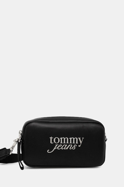 Kabelka Tommy Jeans čierna farba, AW0AW17897