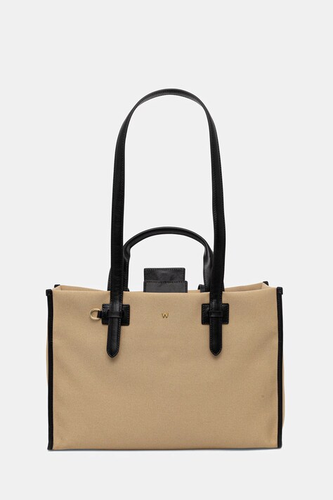 Weekend Max Mara torebka GIANNA kolor beżowy 2525516044600