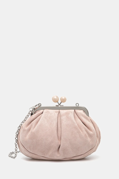 Weekend Max Mara pochette di pelle VALOIS colore rosa 2525516164600