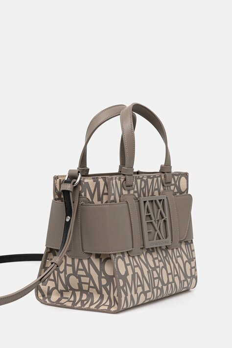 Armani Exchange torebka kolor beżowy 942690 3F742