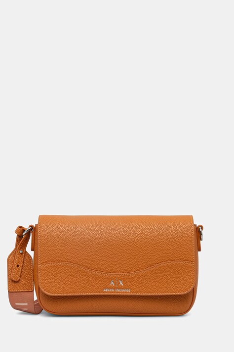 Armani Exchange listonoszka damska z imitacji skóry pomarańczowa 942912 CC783