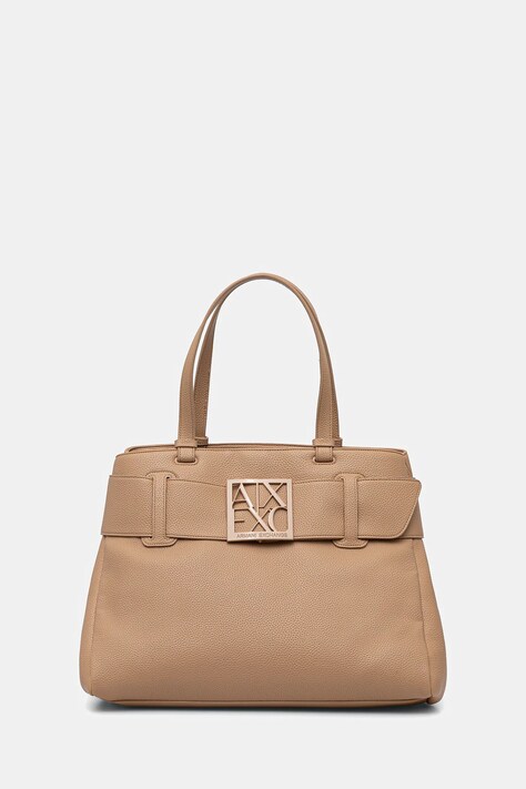 Armani Exchange torebka kolor beżowy XW000284 AF11902