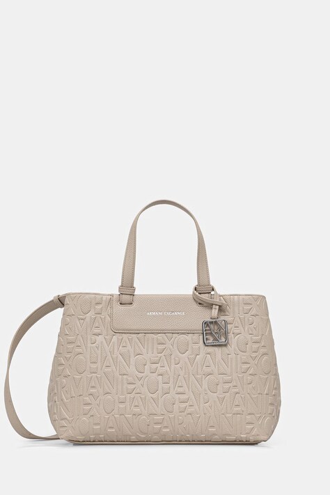Armani Exchange kabelka dámska z imitácie kože béžová XW001222 AF15774