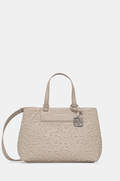 Armani Exchange kabelka dámska z imitácie kože béžová XW001222 AF15774