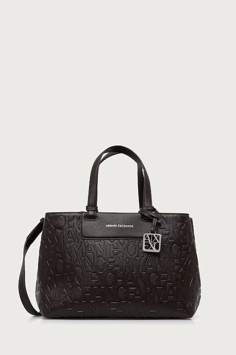 Armani Exchange kabelka dámska z imitácie kože hnedá XW001222 AF15774