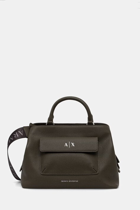 Armani Exchange torebka damska z imitacji skóry zielona XW001545 AF17019
