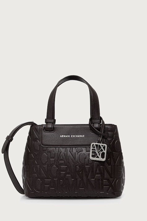 Armani Exchange kabelka typu tote dámska z imitácie kože hnedá XW001576 AF15774