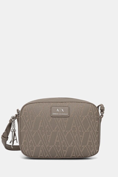 Armani Exchange poșetă culoarea gri, XW002122 AF19298