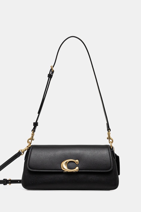 Кожаная сумочка Coach Jet цвет чёрный CAM16