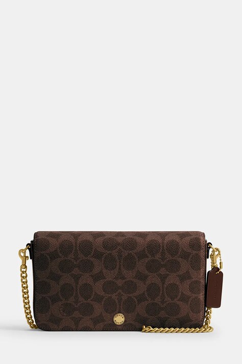 Coach torebka Mila kolor brązowy CAO03