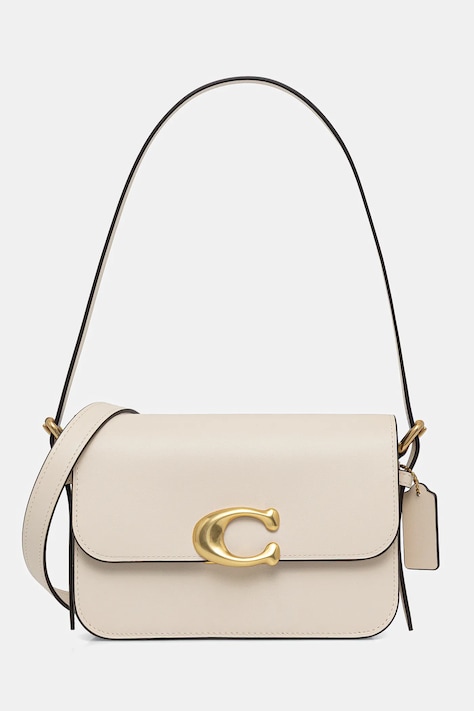 Coach leather handbag beige color CAM17
