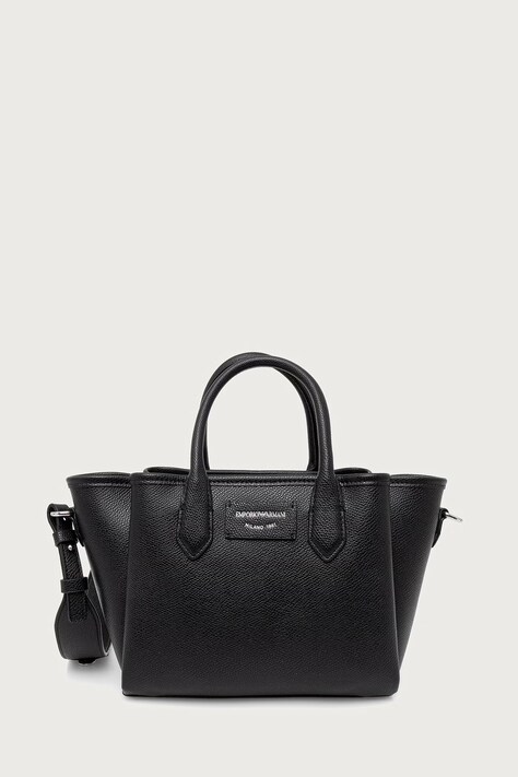 Emporio Armani Torebka crossbody damska z imitacji skóry czarna EW002328 AF17799