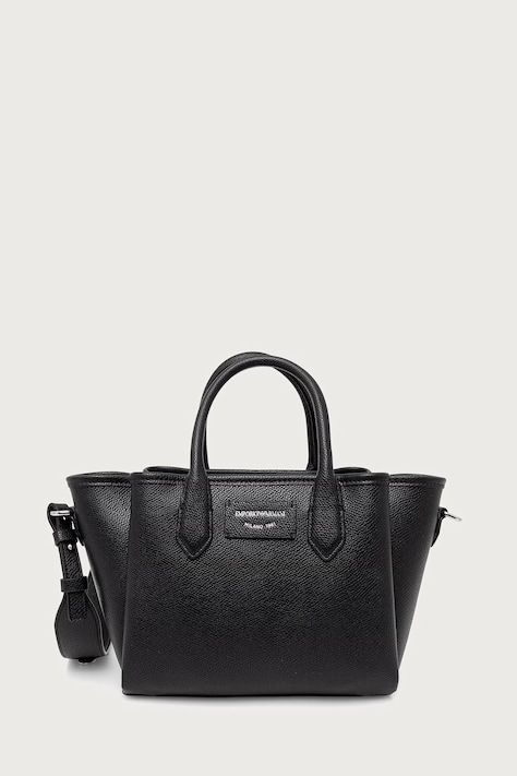 Emporio Armani Torebka crossbody damska z imitacji skóry czarna EW002328 AF17799