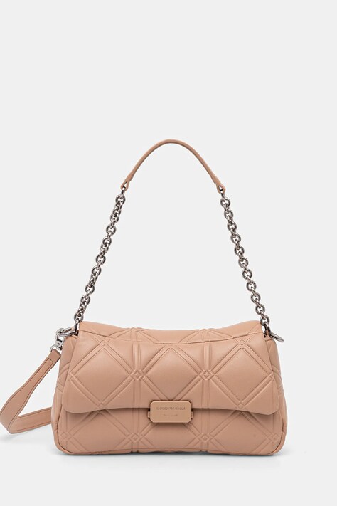 Torba Emporio Armani boja: bež, EW002644 AF18575