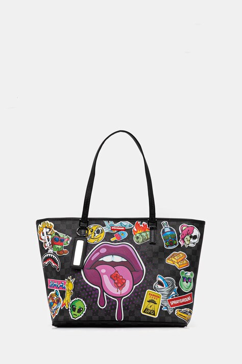 Τσάντα Sprayground χρώμα: γκρι, 910T7890NSZ