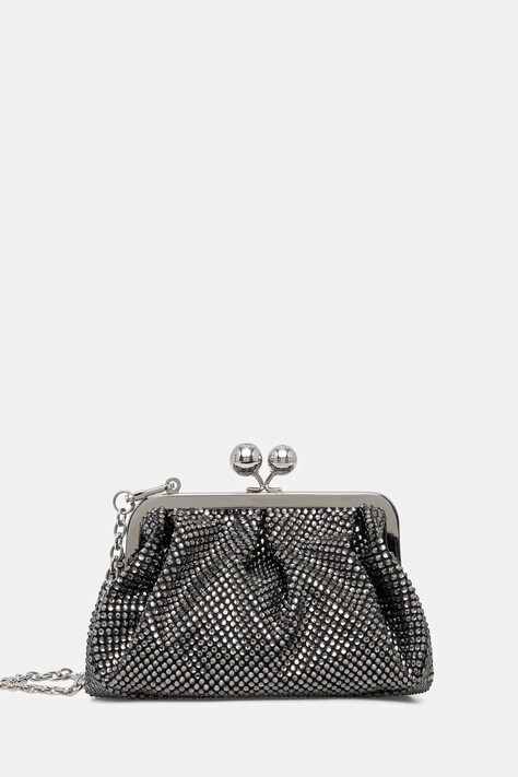 Weekend Max Mara poșetă EMY culoarea argintiu, 2525516135600
