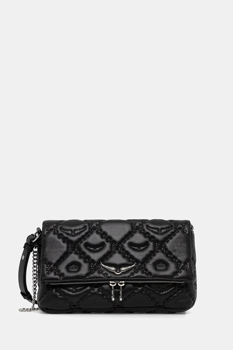 ZADIG&VOLTAIRE torebka skórzana kolor czarny LWBA04058
